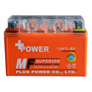 Gel sealed maintenance free motorcycle batteries